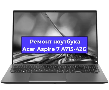 Чистка от пыли и замена термопасты на ноутбуке Acer Aspire 7 A715-42G в Санкт-Петербурге
